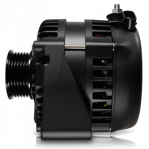 240 amp high output racing alternator for GM truck LS brackets - BLACK *** BSTOCK *** 8237240B-BSTOCK mechman-bstock