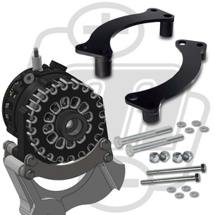 SD7 Compressor to GM Vortec Alternator Adapter Bracket Combo (Includes 1 x B8206370M) Copy of AA-SSD7-370B Mechman