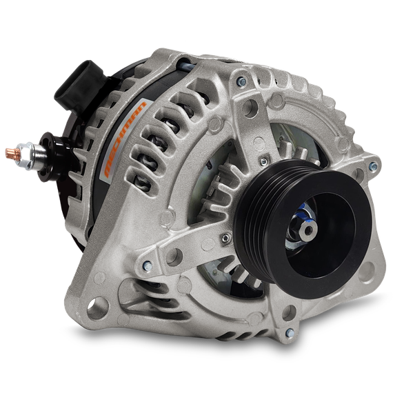 170 amp high output racing alternator Ford 5.0L Coyote engine swap - 1 wire turn on 11626170-1 Mechman