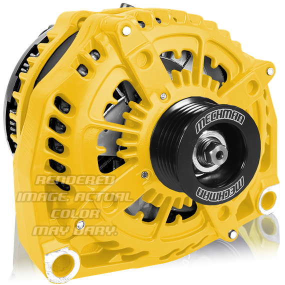 400 Amp Yellow high output alternator 1996-2004 GM Truck 4.3L 4.8L 5.3L 5.7L 6.0L 8206400-YELL Mechman
