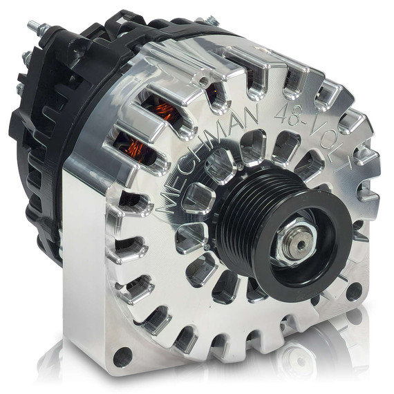 48-Volt Idle Max Alternator – GM Vortec Mount - Internally Regulated B11480130-INT Mechman