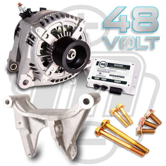 48-Volt Dual Bracket Kit for Cummins 6.7L 2020 - 2024 (AGM) - Externally Regulated CTDDB-2024-11378348V-AGM Mechman