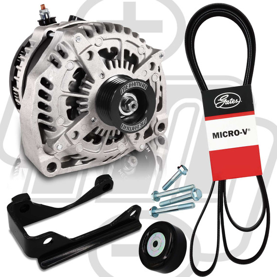 Dual Alternator Kit for 2017-2019 GM 6.6L Duramax (Includes 1 x 11348400) DDB-1719-400AC Mechman