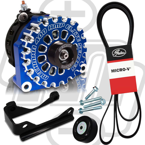 Dual Alternator Kit for 2017-2019 GM 6.6L Duramax (Includes 1 x B11348400DB) DDB-1719-400ADB Mechman