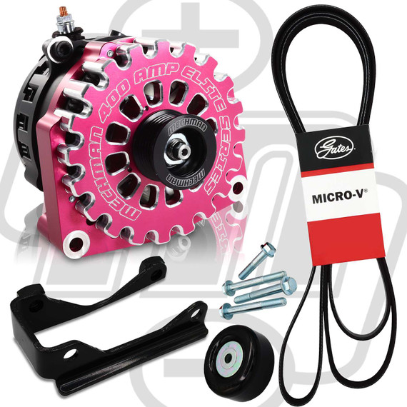 Dual Alternator Kit for 2017-2019 GM 6.6L Duramax (Includes 1 x B11348400PI) DDB-1719-400API Mechman