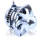 S Series 320 Amp Alternator with 6.15" Bolt Pattern - CHROME w/ March Pulley BP572320C-M175 Mechman