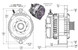 320 amp racing alternator - Polished 7127320P Mechman