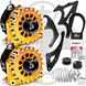Dual Bracket Orange 14-20 GM Trucks V6 & V8 Gas (Includes 2 x B14019400OR) LTDB-1418-2AOR Mechman