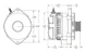 S Series 6 Phase High Output 320 Amp Alternator with 6.61" - Chrome w/March 1.75" Pulley and Fan ***BSTOCK *** IS-B7294320C-M175-BSTOCK mechman-bstock