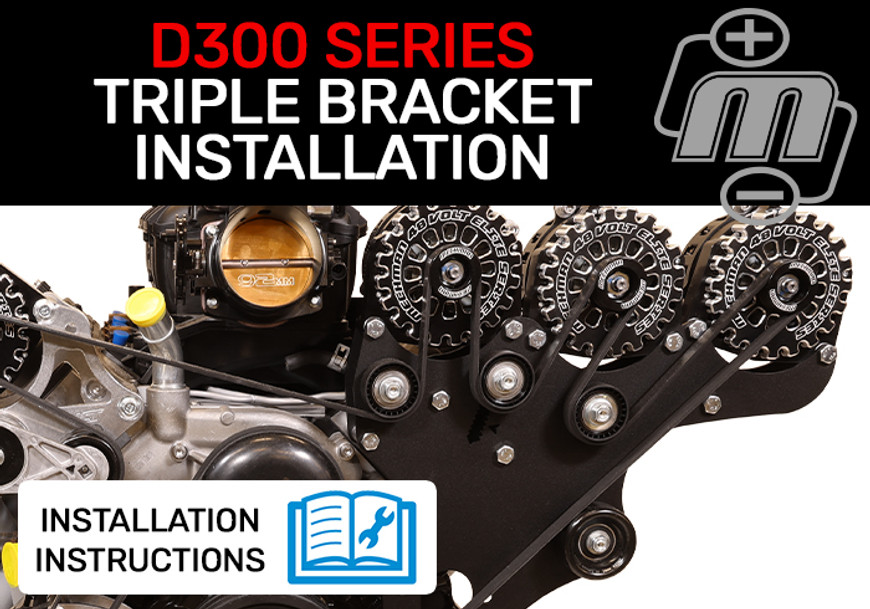 Mechman Alternators Triple Bracket Installation