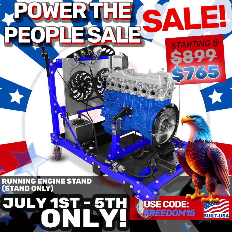 Running Engine Stands