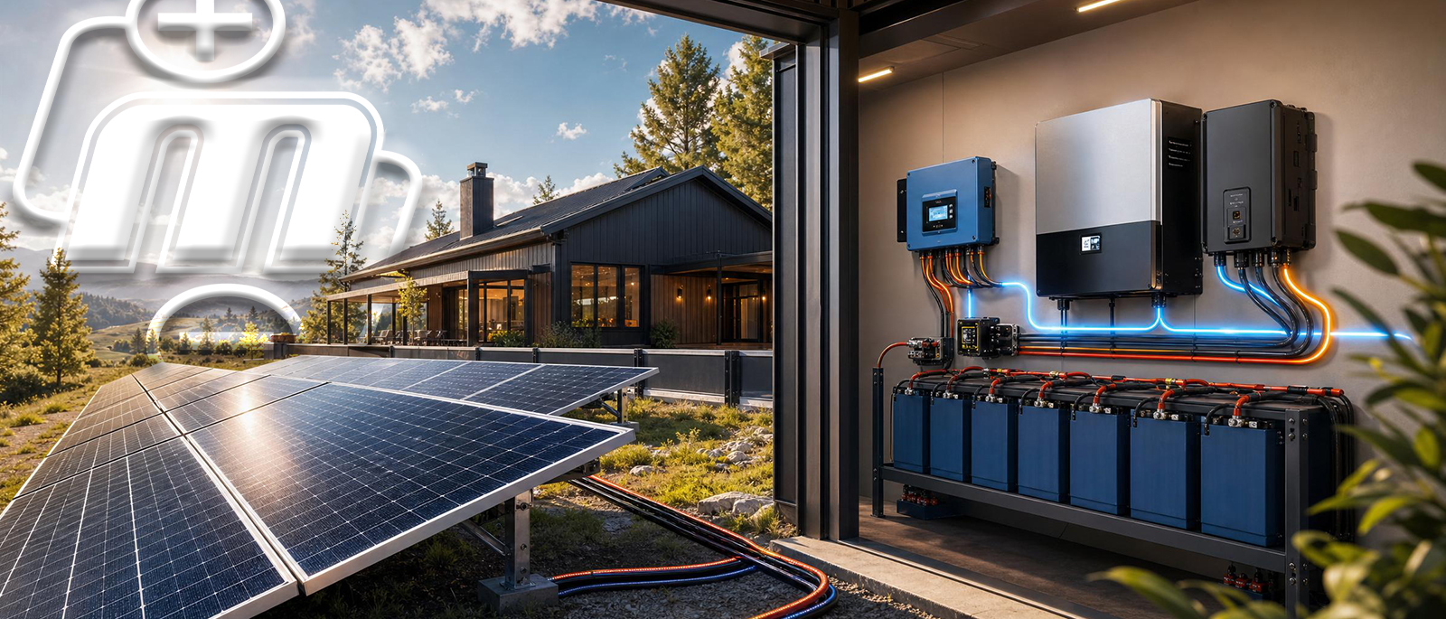 48-volt off-grid power system