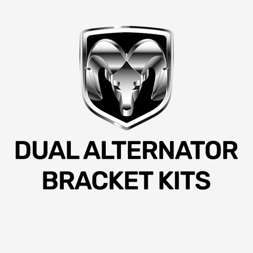 RAM dual alternator bracket kits