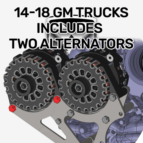 14-18 GM Trucks Includes Two Alternators
