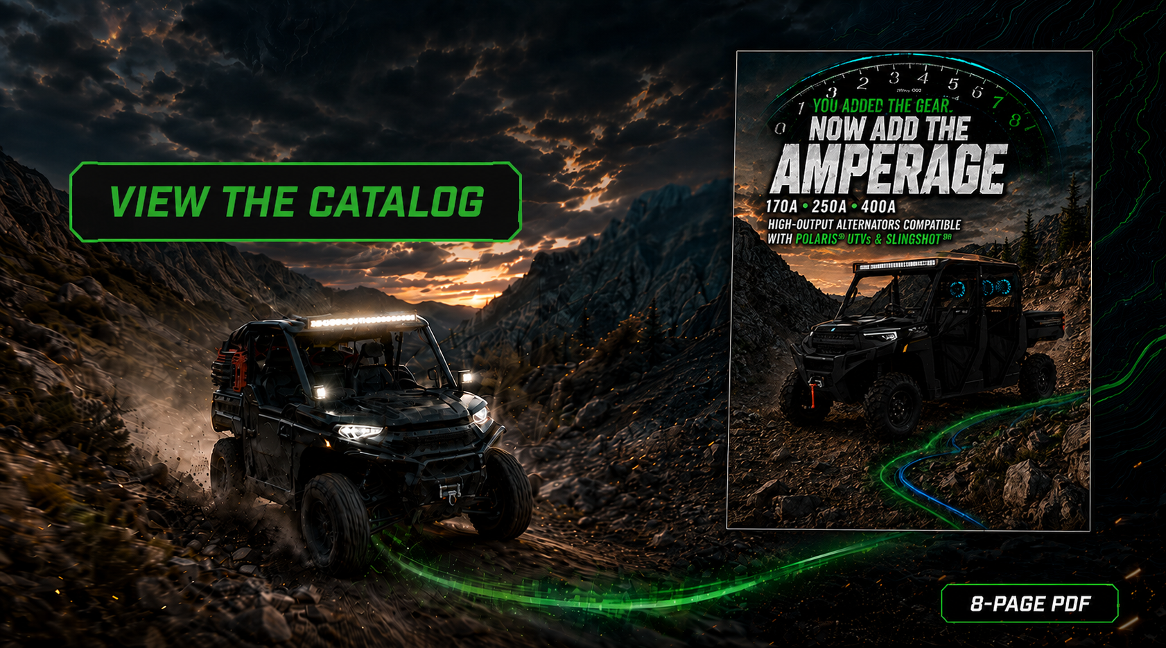 Cover of the Mechman 2026 Polaris high-output alternator application catalog