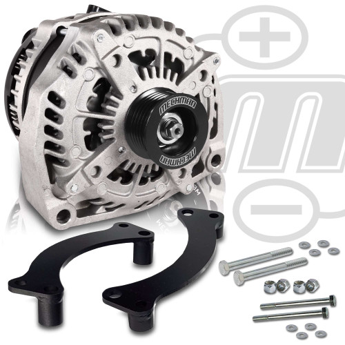 SD7 Compressor to GM Vortec Alternator Adapter Bracket Combo
