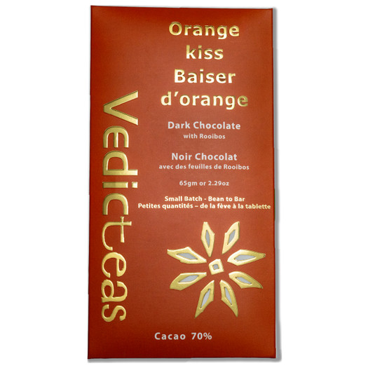Orange Kiss 70% Dark Chocolate With Rooibos Tea
