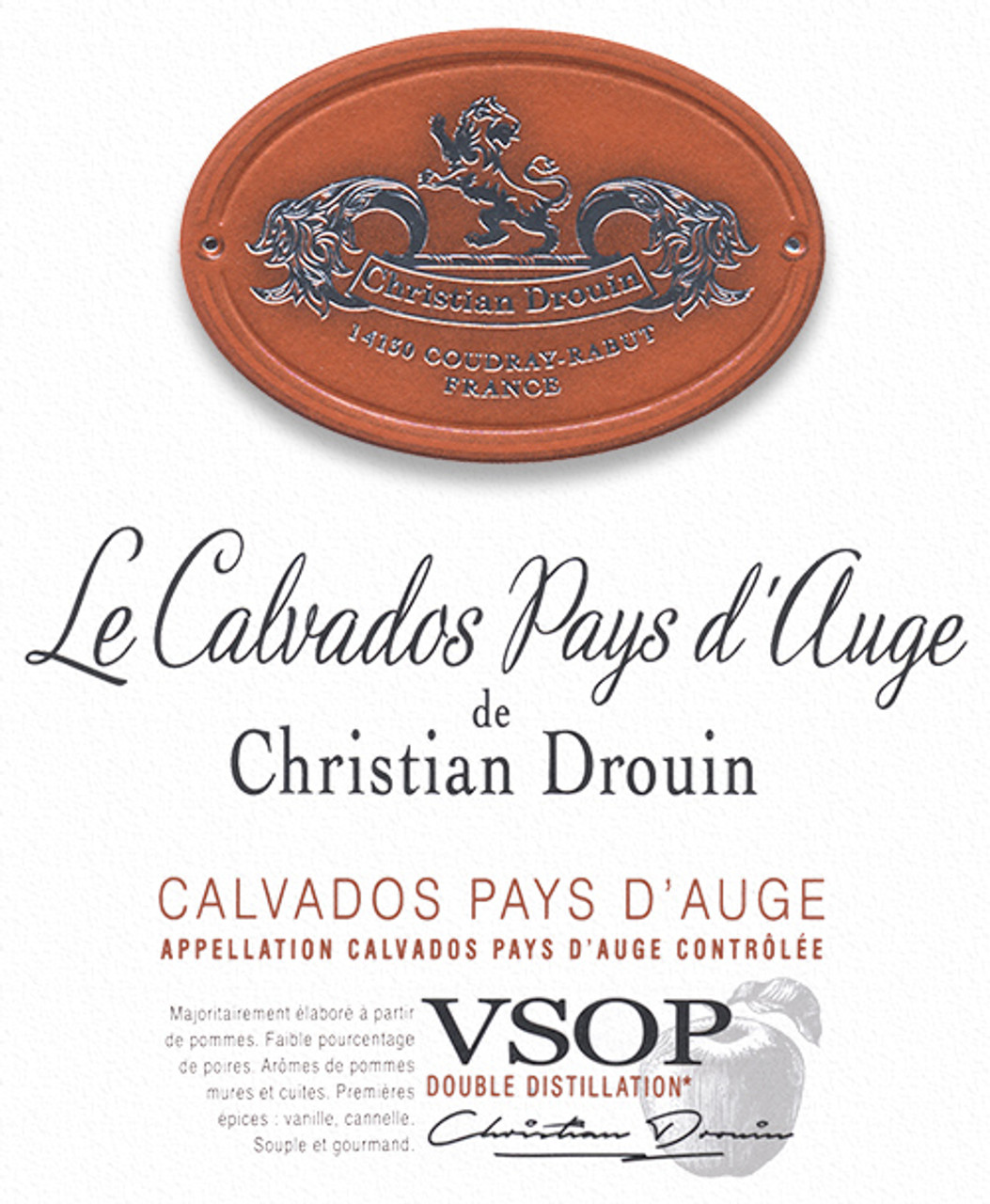 Pays d'Auge Calvados VSOP Drouin NJ