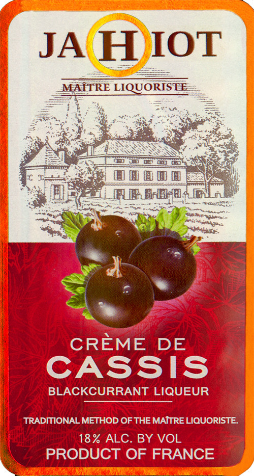 Cognac Crème de Cassis (500ml bottle) Domaine Jahiot NJ