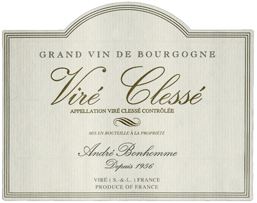 Viré-Clessé Domaine André Bonhomme 2023 NY - Moore Brothers Wine