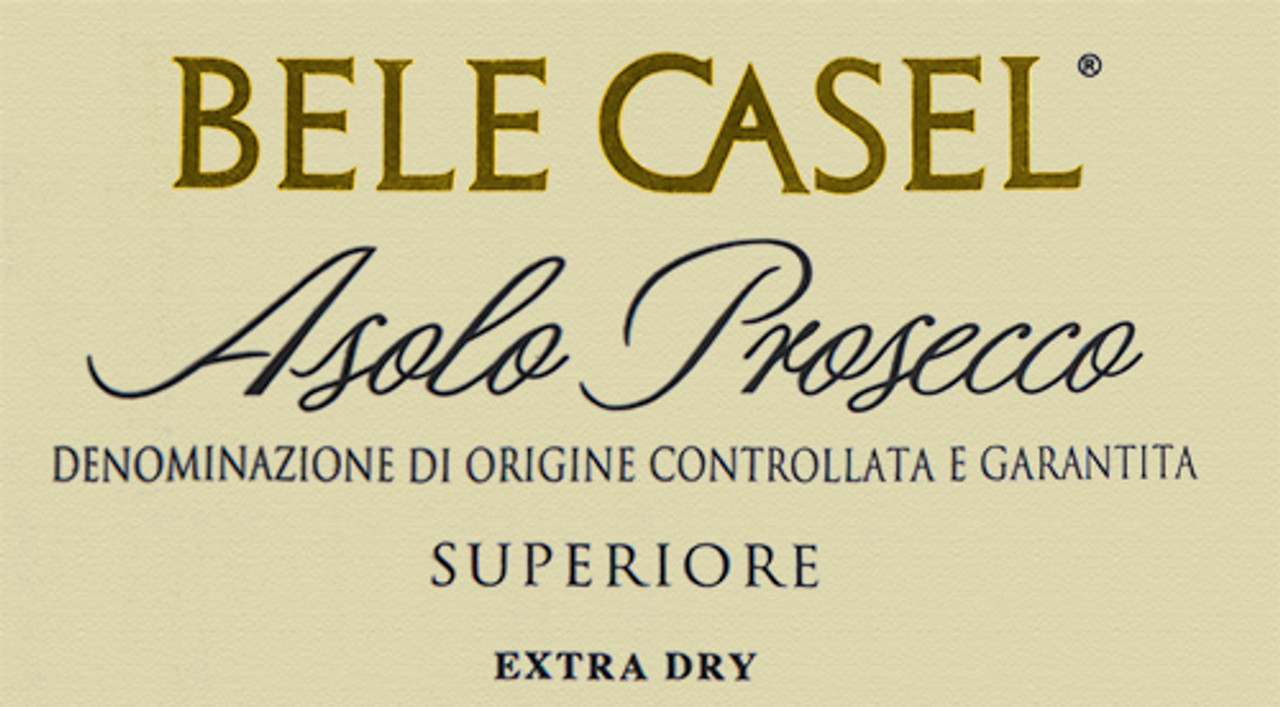 Prosecco Asolo DOCG Extra Dry Bele Casel NY