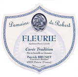 Wine Label for Fleurie Cuvée Tradition Domaine de Robert 2020