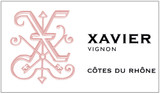 Wine Label for Côtes du Rhône Rosé Xavier Vignon 2021
