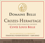 Wine Label for Crozes-Hermitage Cuvée Louis Belle Domaine Belle 2020