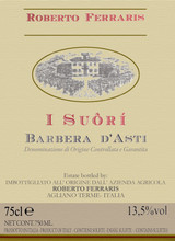 Wine Label for Barbera d’Asti I Suôrí Roberto Ferraris 2024