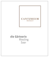 Wine Label for Saar Riesling die Gärtnerin Feinherb Weingut Cantzheim 2023