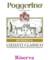 Wine Label for Chianti Classico Riserva Bugialla Poggerino 2022