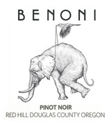 Wine Label for Red Hill Douglas County Red Hill Douglass County Pinot Noir Benoni 2024