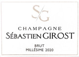 Wine Label for Champagne Brut Vintage Sébastien Girost 2020