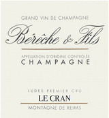 Wine Label for Champagne Le Cran Vintage Bérêche et Fils 2018