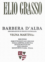 Wine Label for Barbera d’Alba Vigna Martina Elio Grasso 2023