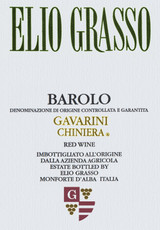 Wine Label for Barolo Gavarini Chiniera Elio Grasso 2022