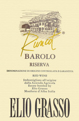 Wine Label for Barolo Runcot Riserva Elio Grasso 2020