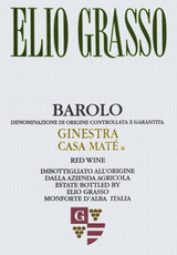 Wine Label for Barolo Ginestra Casa Maté® Elio Grasso 2022