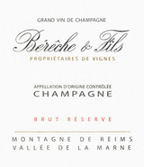 Wine Label for Champagne Brut Reserve Bérêche et Fils 