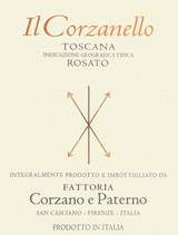 Wine Label for IGT Toscana Il Corzanello Rosato Corzano e Paterno 2025