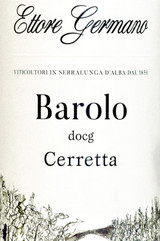 Wine Label for Barolo Cerretta Ettore Germano 2021