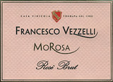 Wine Label for Lambrusco di Sorbara Rosé Brut MoRosa Francesco Vezzelli 2025