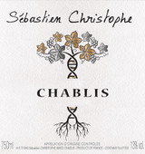 Wine Label for Chablis (375mL Half-Bottle) Domaine Sébastien Christophe 2024