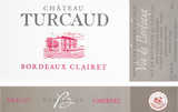 Wine Label for Bordeaux Clairet Château Turcaud 2025