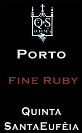 Wine Label for Oporto Fine Ruby Quinta de Santa Eufêmia 