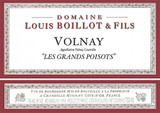 Wine Label for Volnay Les Grands Poisots Domaine Louis Boillot 2017 NJ
