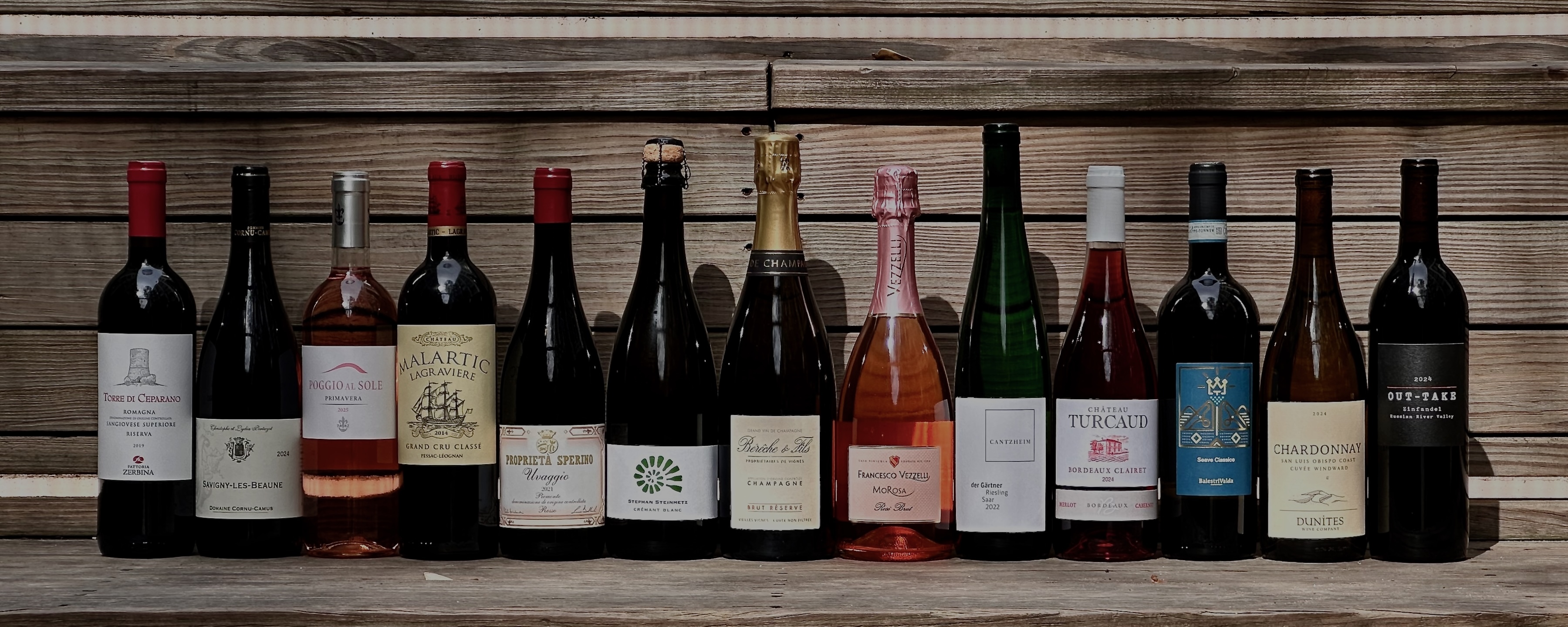Wine bottles