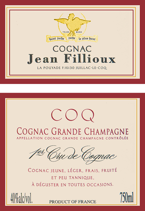 Cognac Coq Jean Fillioux NJ