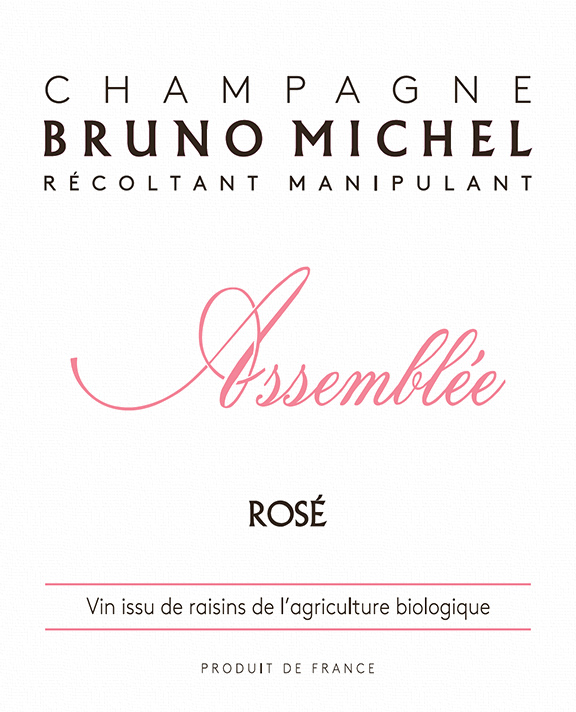 Champagne Cuvée Assemblée Rosé Bruno Michel N/V DE