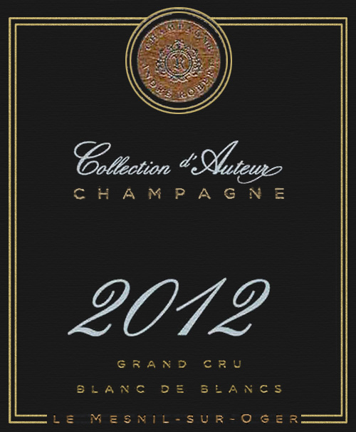 Champagne Collection d’Auteur André Robert 2012 NJ